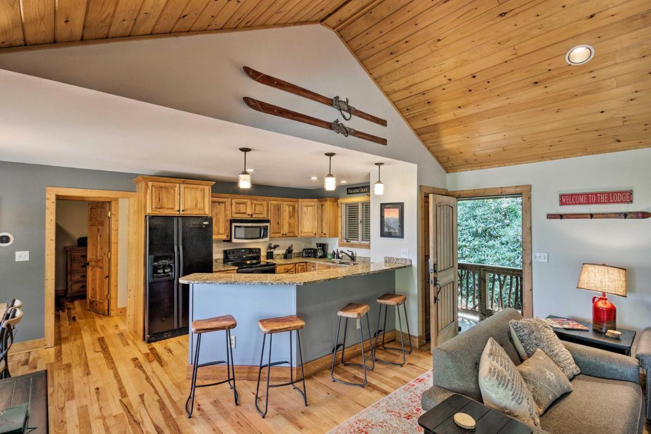 Cabin With Hot Tub And Mountain Views Less Than 5 Mi To Boone Blowing Rock Exteriér fotografie