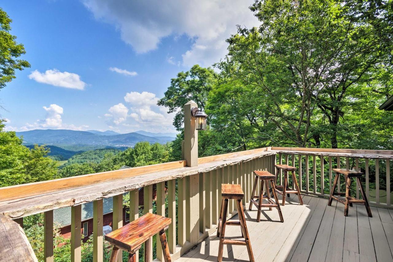 Cabin With Hot Tub And Mountain Views Less Than 5 Mi To Boone Blowing Rock Exteriér fotografie
