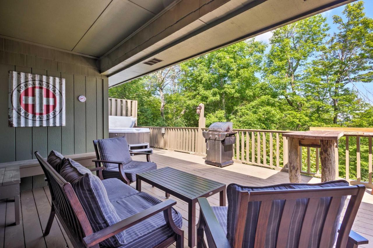 Cabin With Hot Tub And Mountain Views Less Than 5 Mi To Boone Blowing Rock Exteriér fotografie