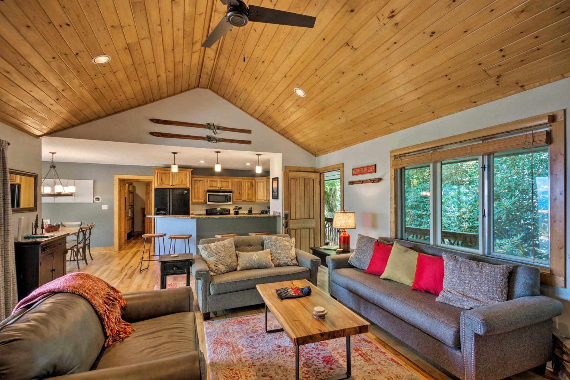 Cabin With Hot Tub And Mountain Views Less Than 5 Mi To Boone Blowing Rock Exteriér fotografie