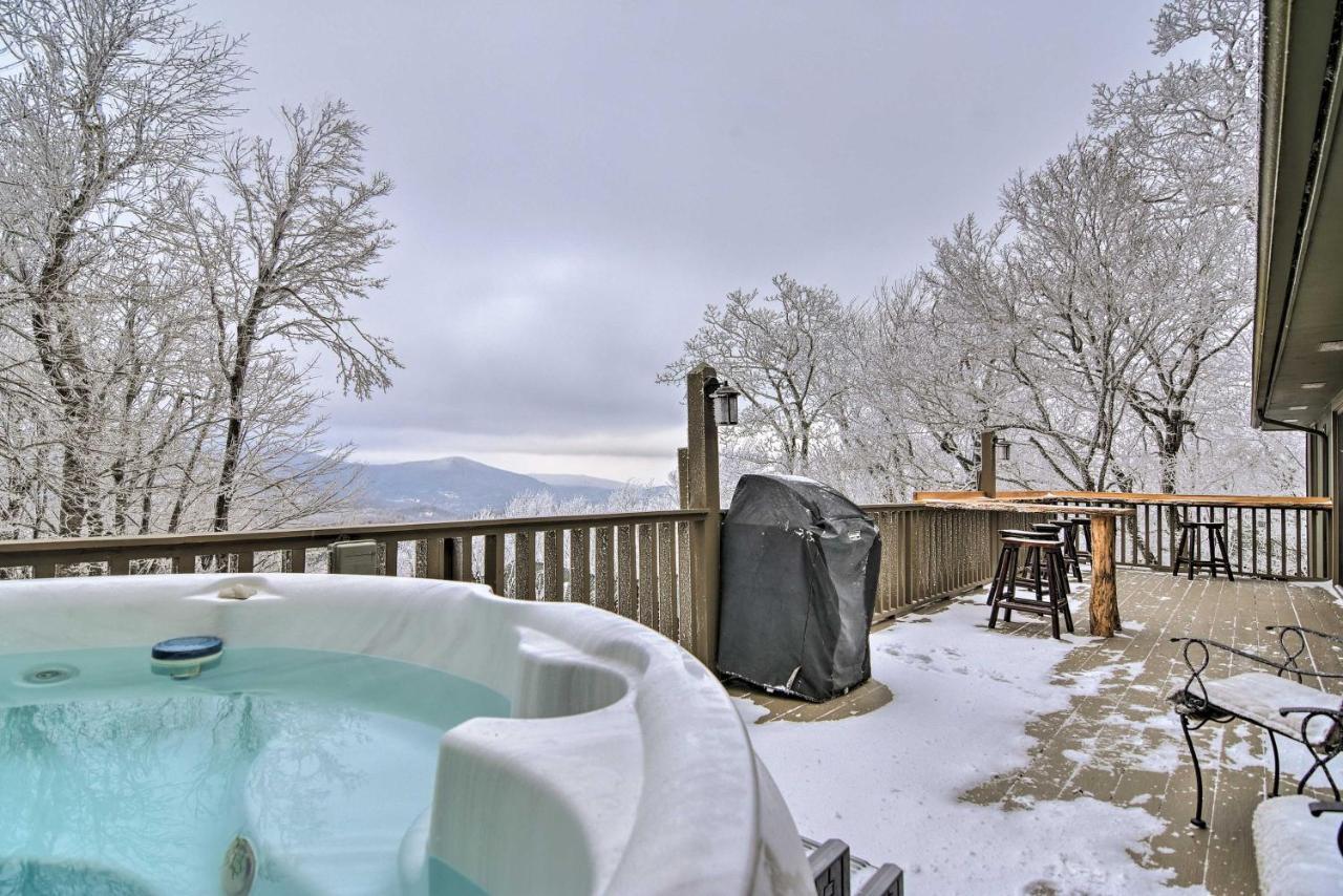 Cabin With Hot Tub And Mountain Views Less Than 5 Mi To Boone Blowing Rock Exteriér fotografie